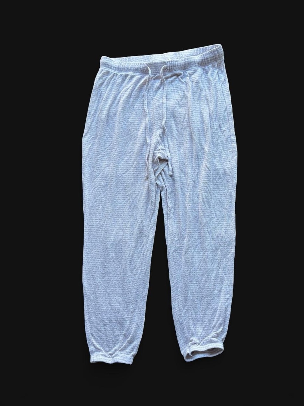 ✨LOFT Sleepwear Gray & White Striped Sweatpants Size: Medium✨